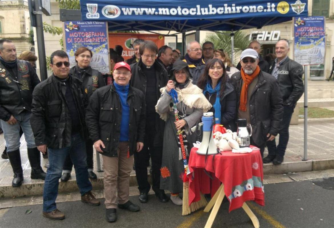  A Galatina la Motobefana di solidarietà