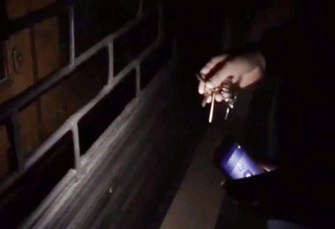 Buio e silenzio su viale Santa Caterina Novella