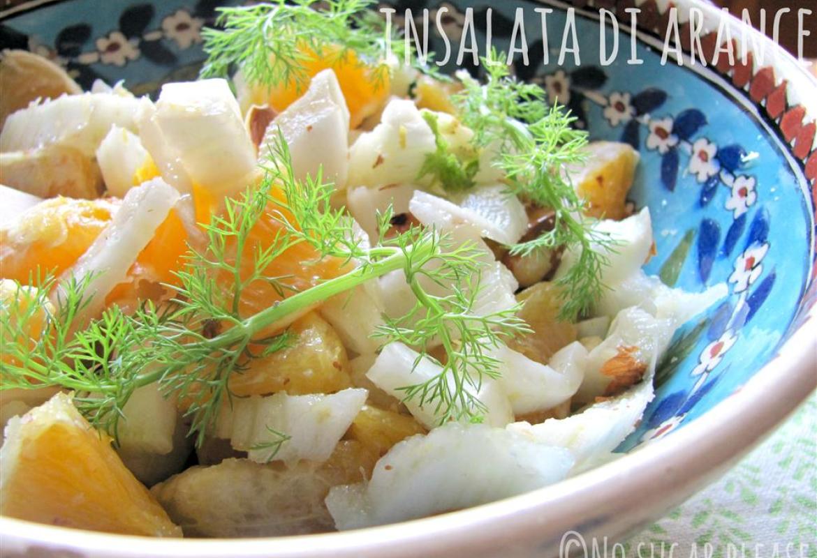 Insalata alle arance con miele di melata 