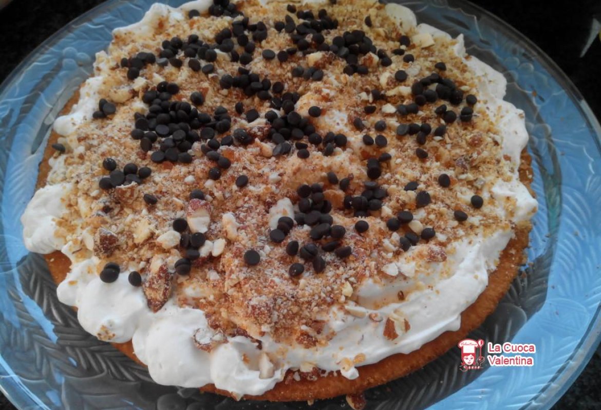 Torta al croccantino e cioccolato