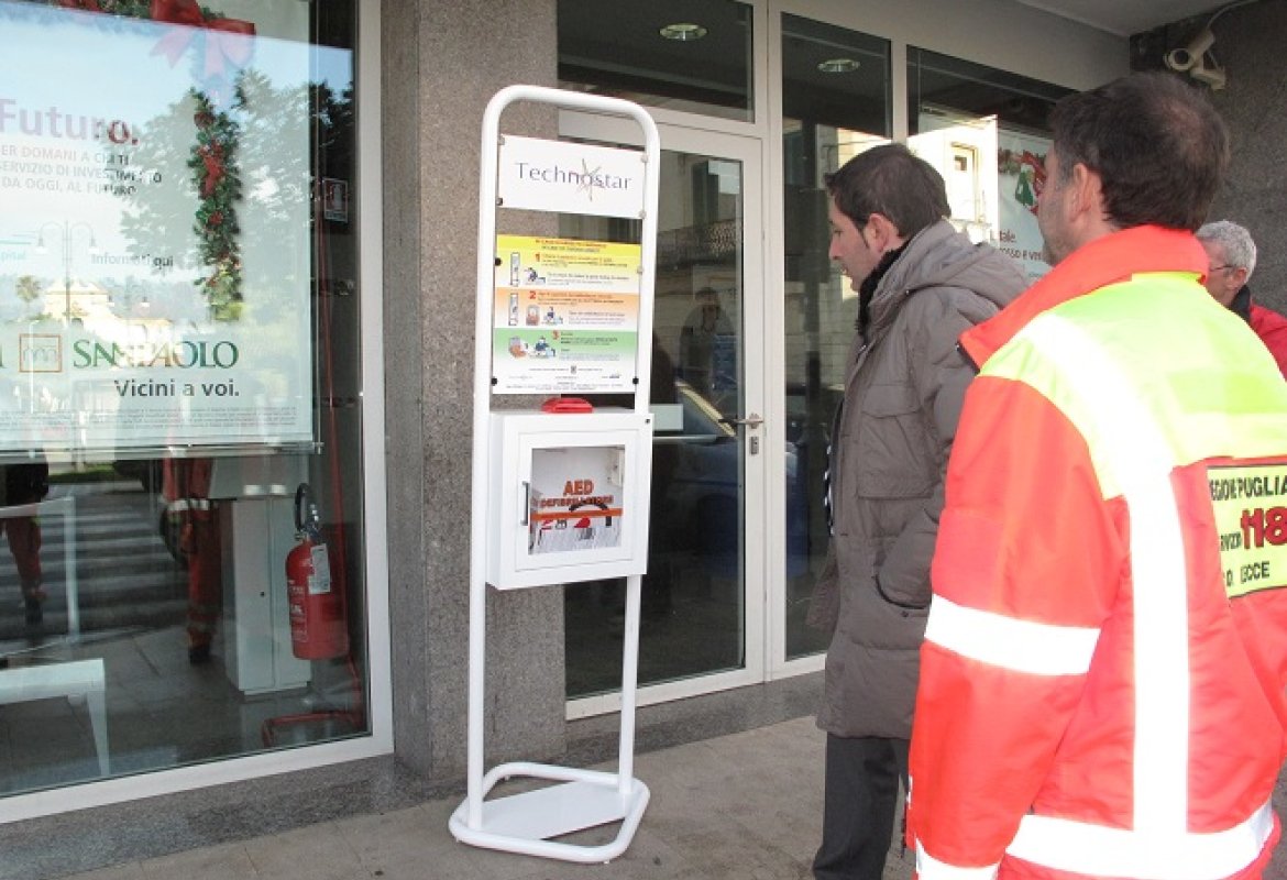 Il defibrillatore di piazza Alighieri è in manutenzione