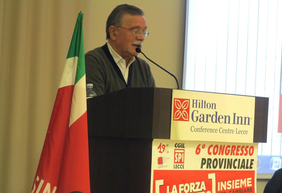 Ninì De Prezzo confermato segretario provinciale dei pensionati Cgil