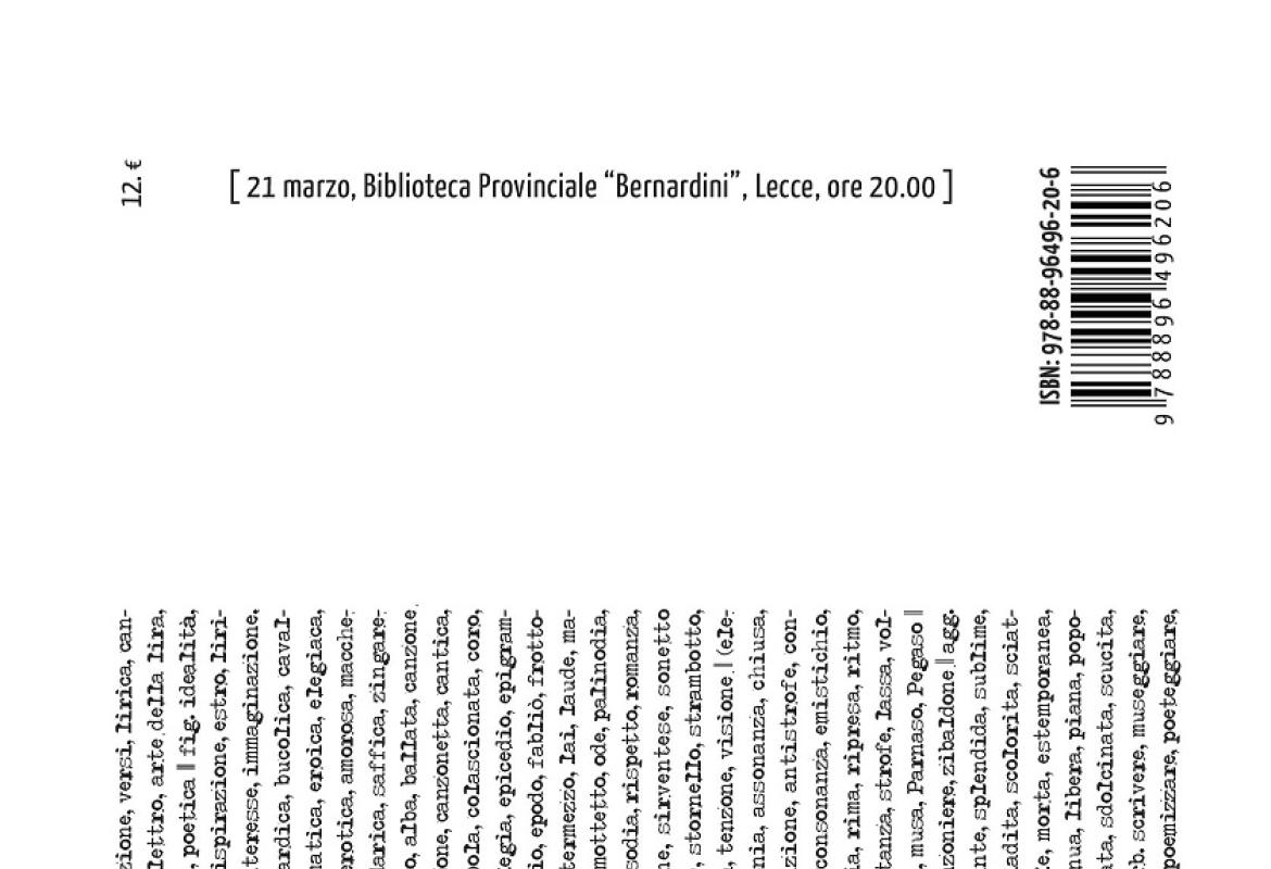  “Poesia, tempo presente. La Parola e il tempo” 