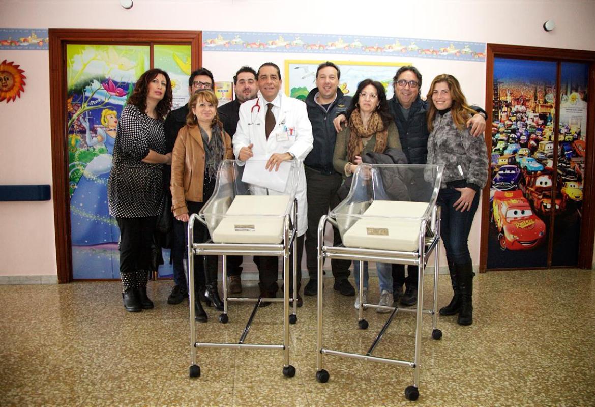 Consegnate al reparto Pediatria di Galatina le cullette per neonati