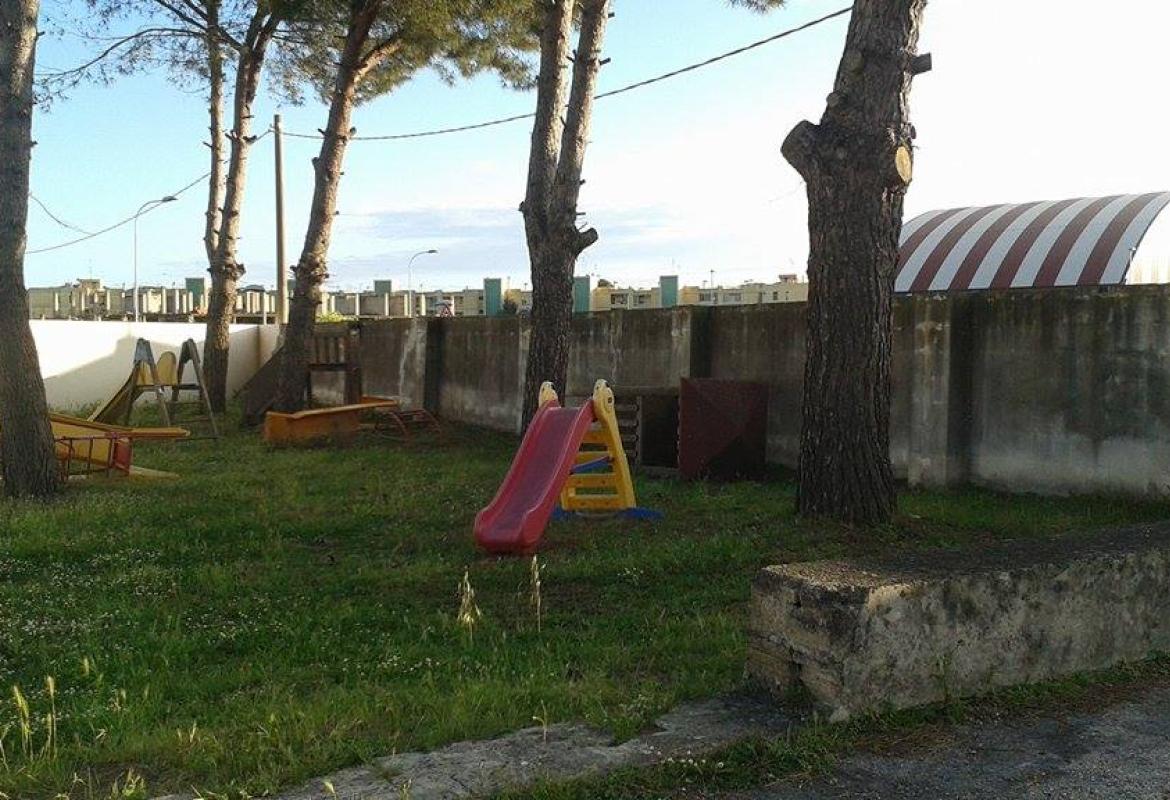 Il parco giochi della scuola è pericoloso 