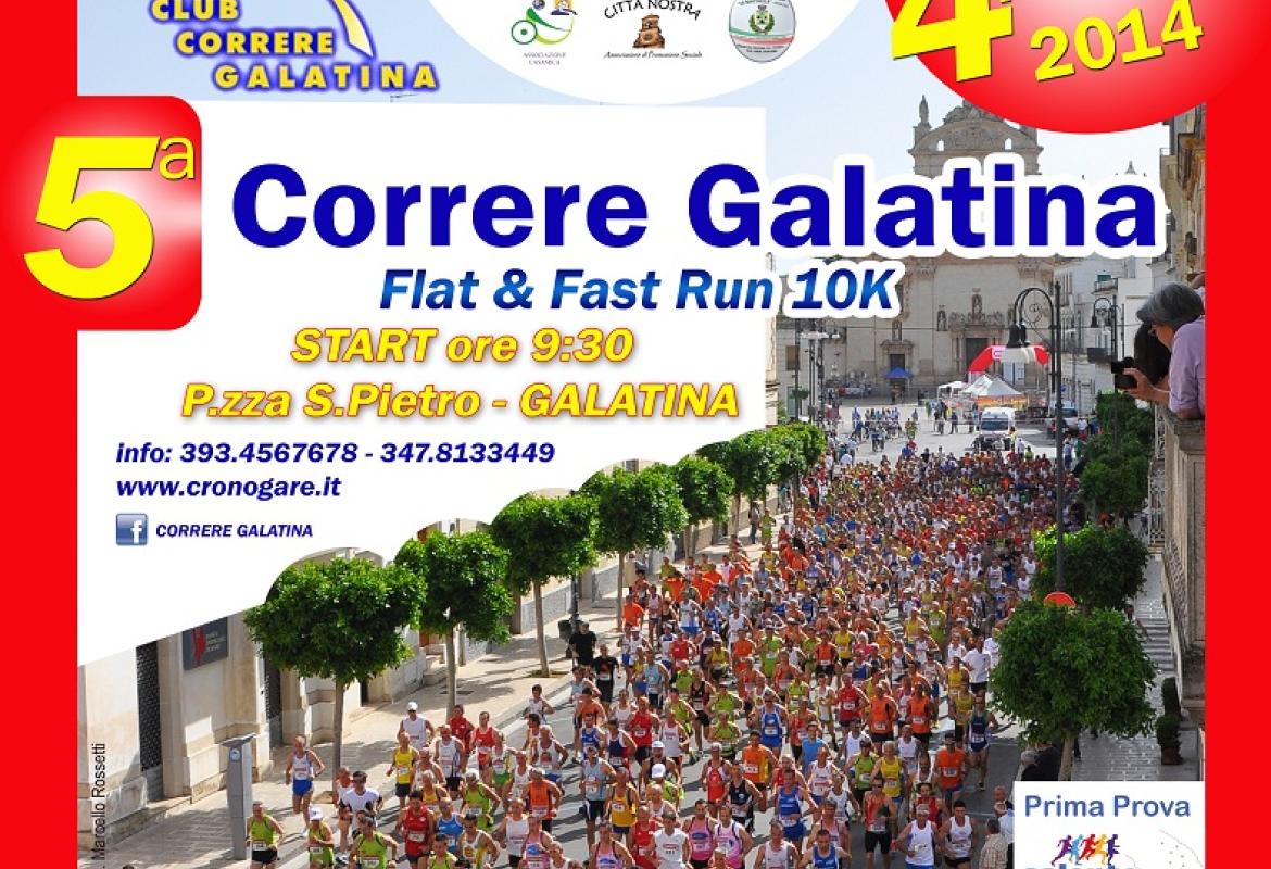 Quinta edizione di 'Correre Galatina' da record