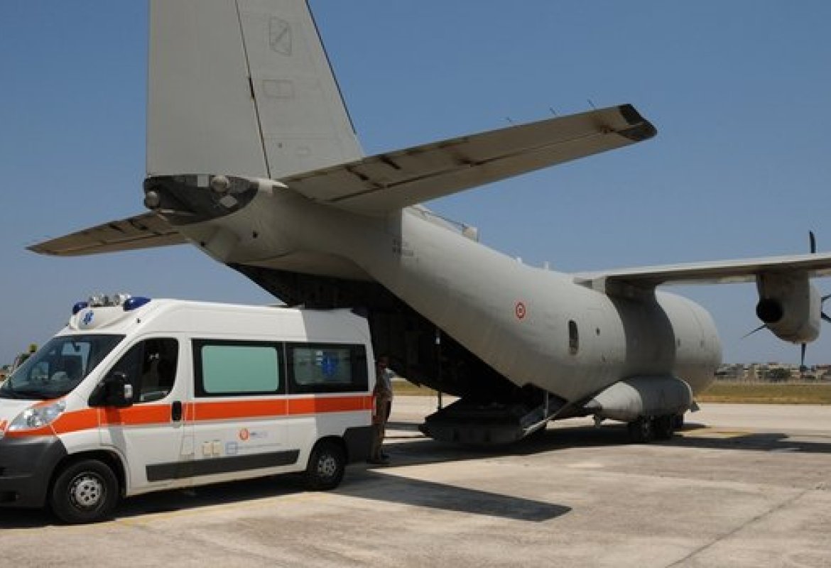 Cardiopatico galatinese salvato in collaborazione con l'Aeronautica Militare
