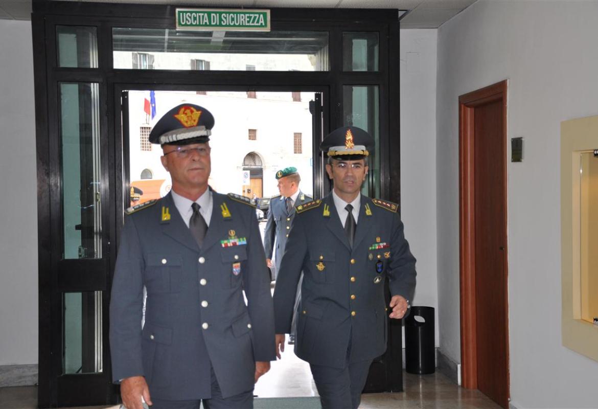 Il generale Minervini in visita a Lecce