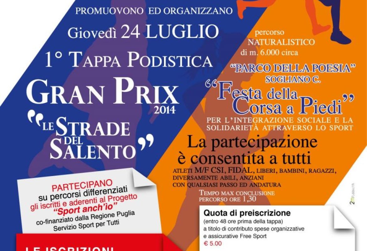 "La Festa della corsa a piedi" a Sogliano Cavour
