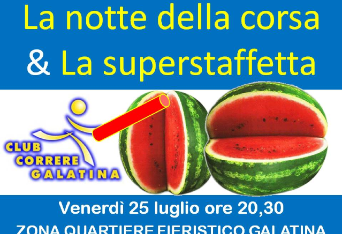  'La Notte della corsa', a Galatina si scaldano i muscoli