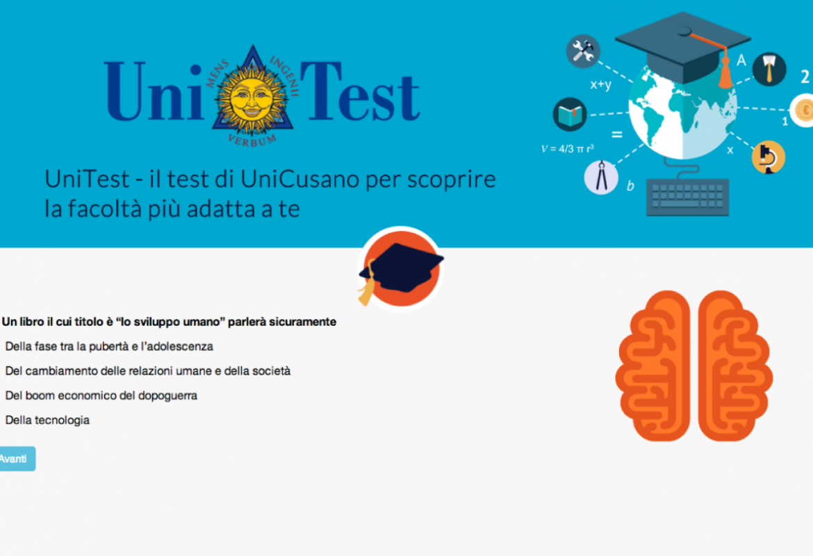 Un test social per scegliere la facoltà universitaria