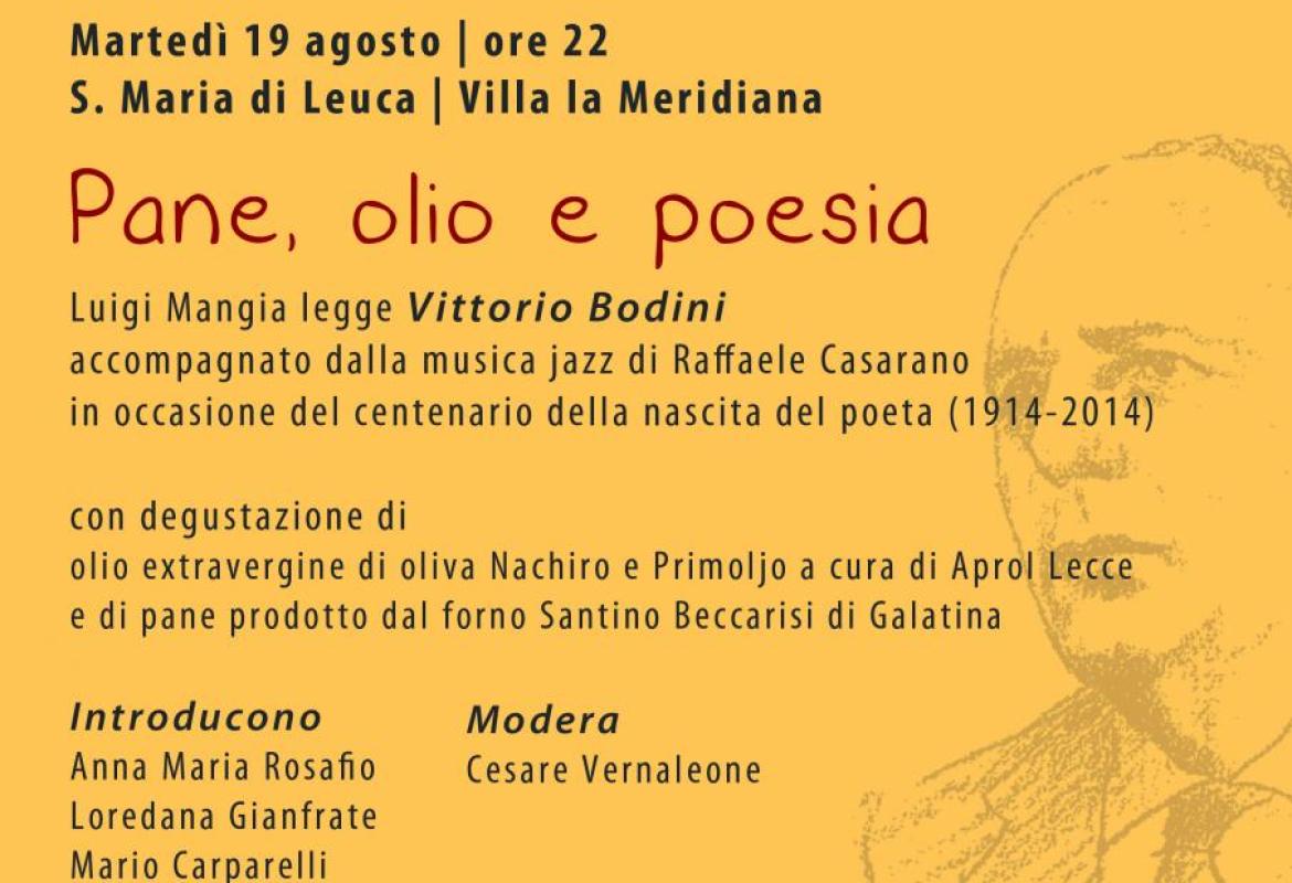 Da Galatina a Leuca per portare pane e poesia