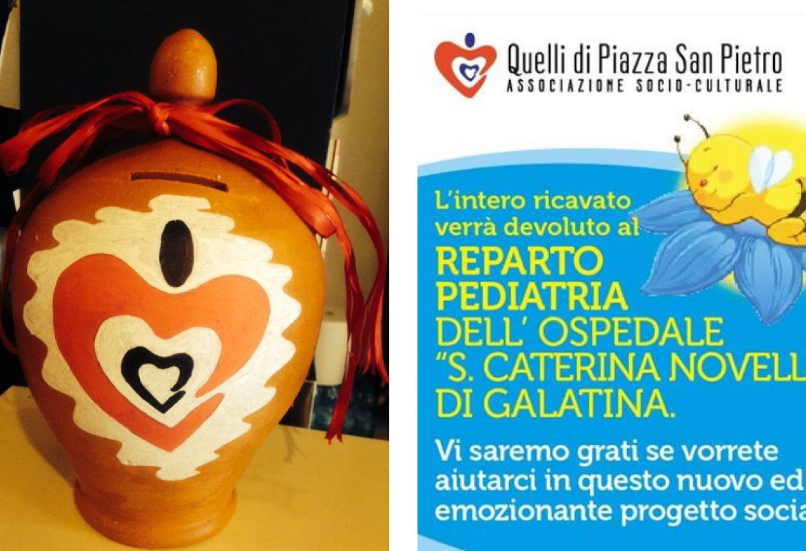 Tanti salvadanai per Pediatria