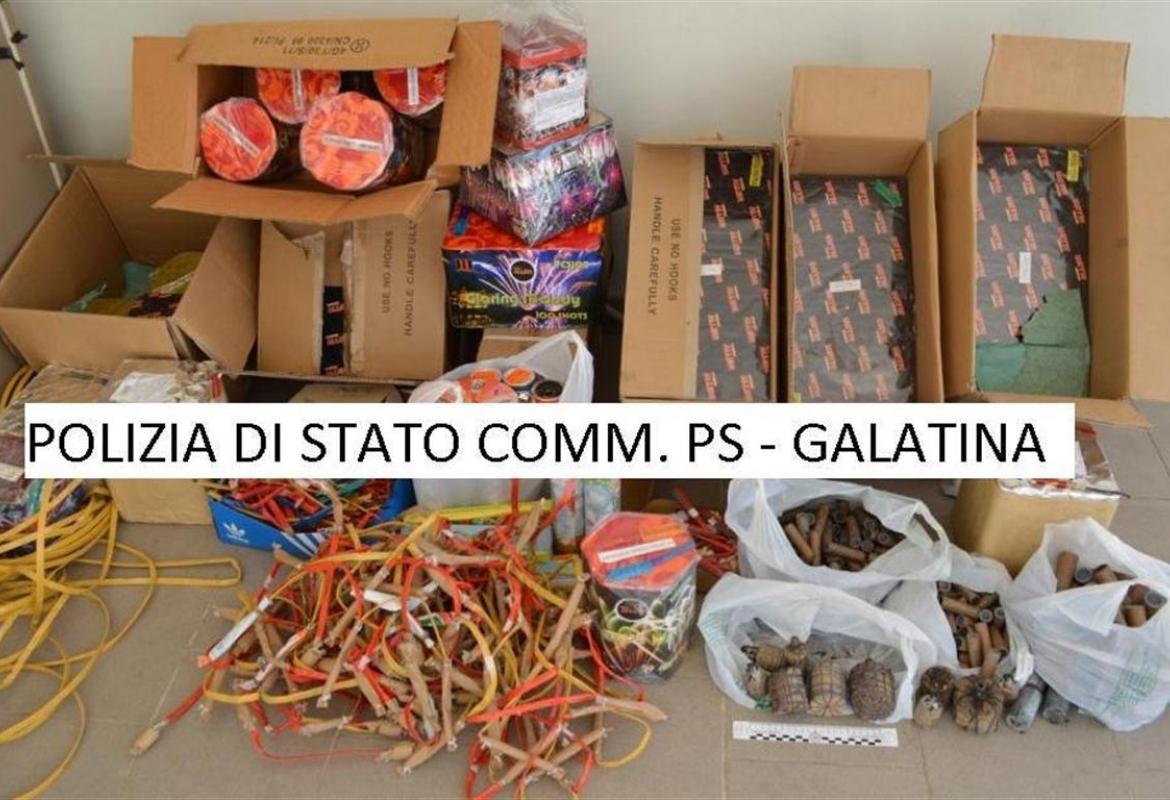 Di genere proibito la 'batteria' per la Festa di San Michele, arrestato l'artificiere nohano