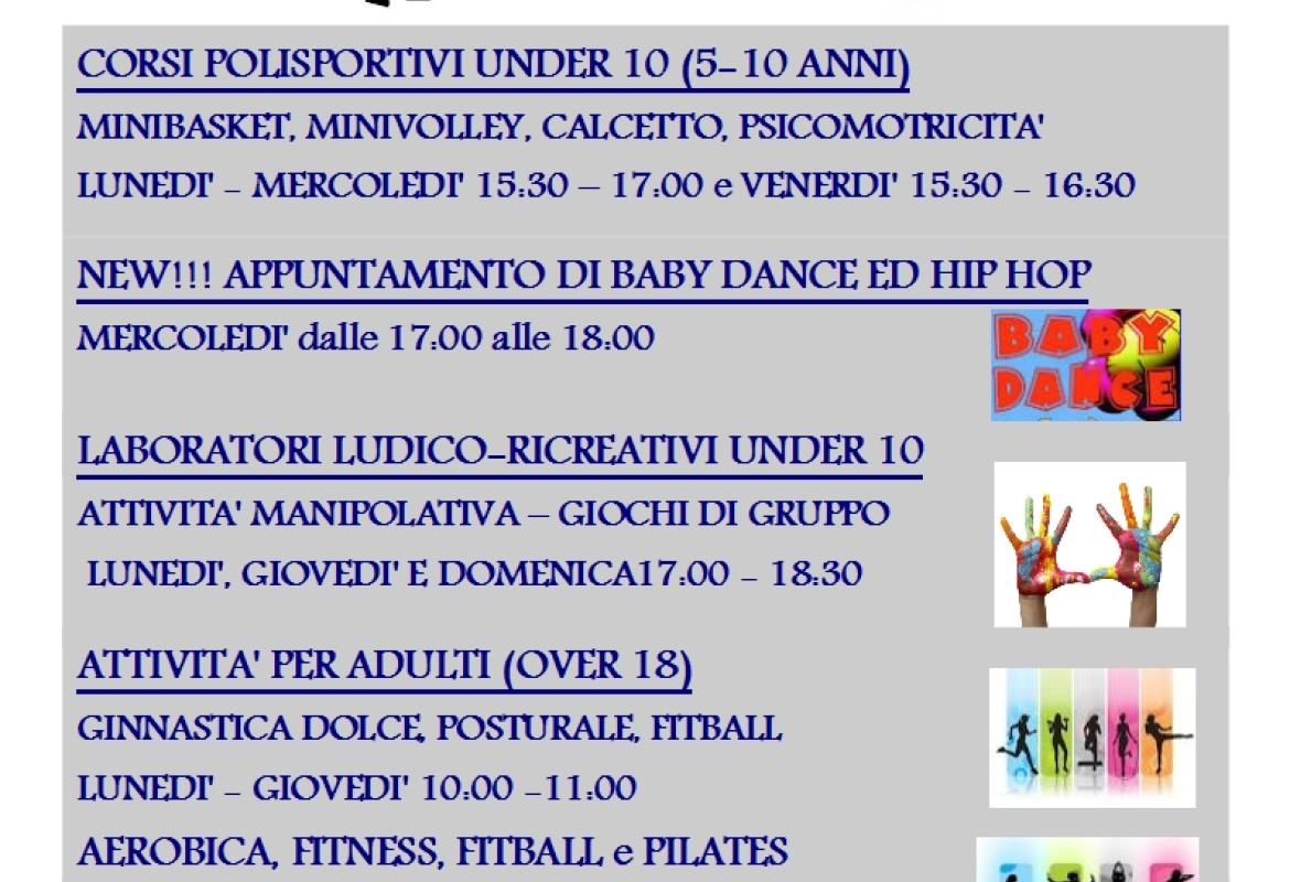 Al via i corsi del Centro Sportivo Italiano