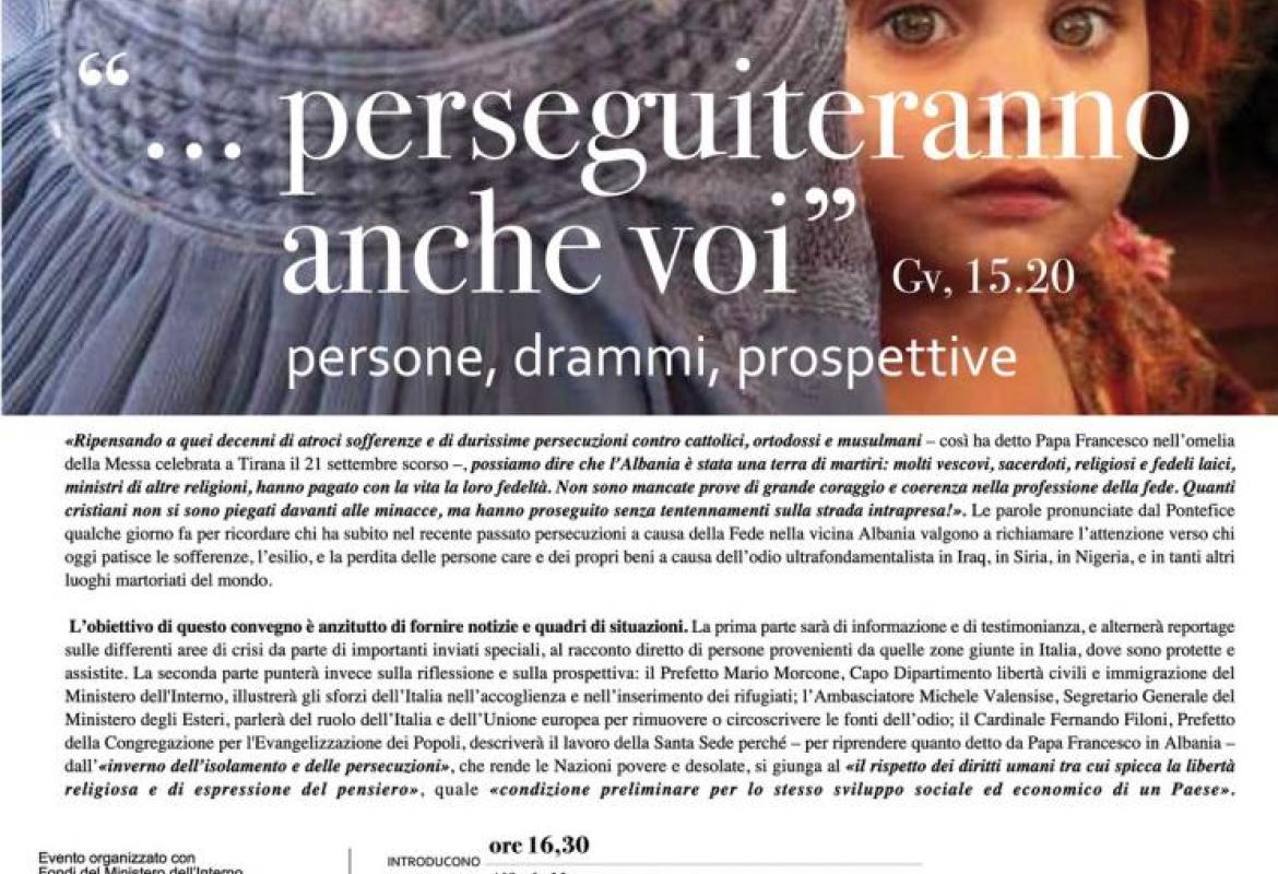 "...perseguiteranno anche voi"