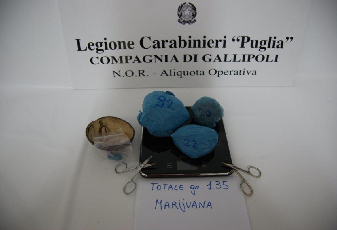 Possesso di eroina, denunciato 19enne di Galatina