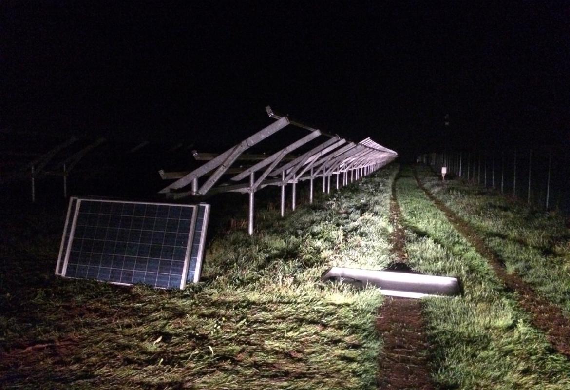 Megafurto di pannelli fotovoltaici nella zona dell'Aeroporto