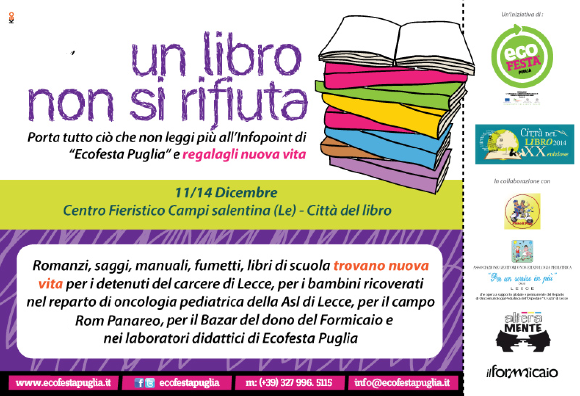 “Un libro non si rifiuta"