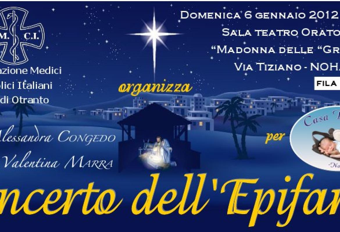 Un concerto a Noha a sostegno di Casa Betania