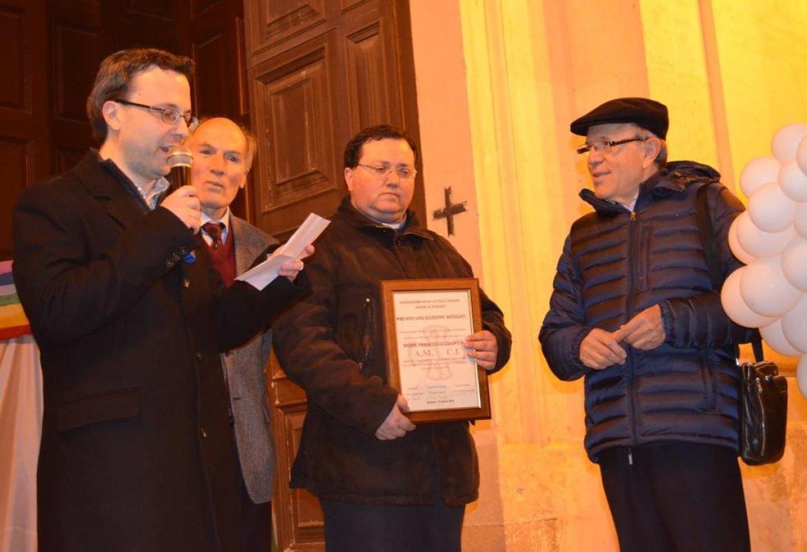 A don Francesco Coluccia il 'Premio Moscati'