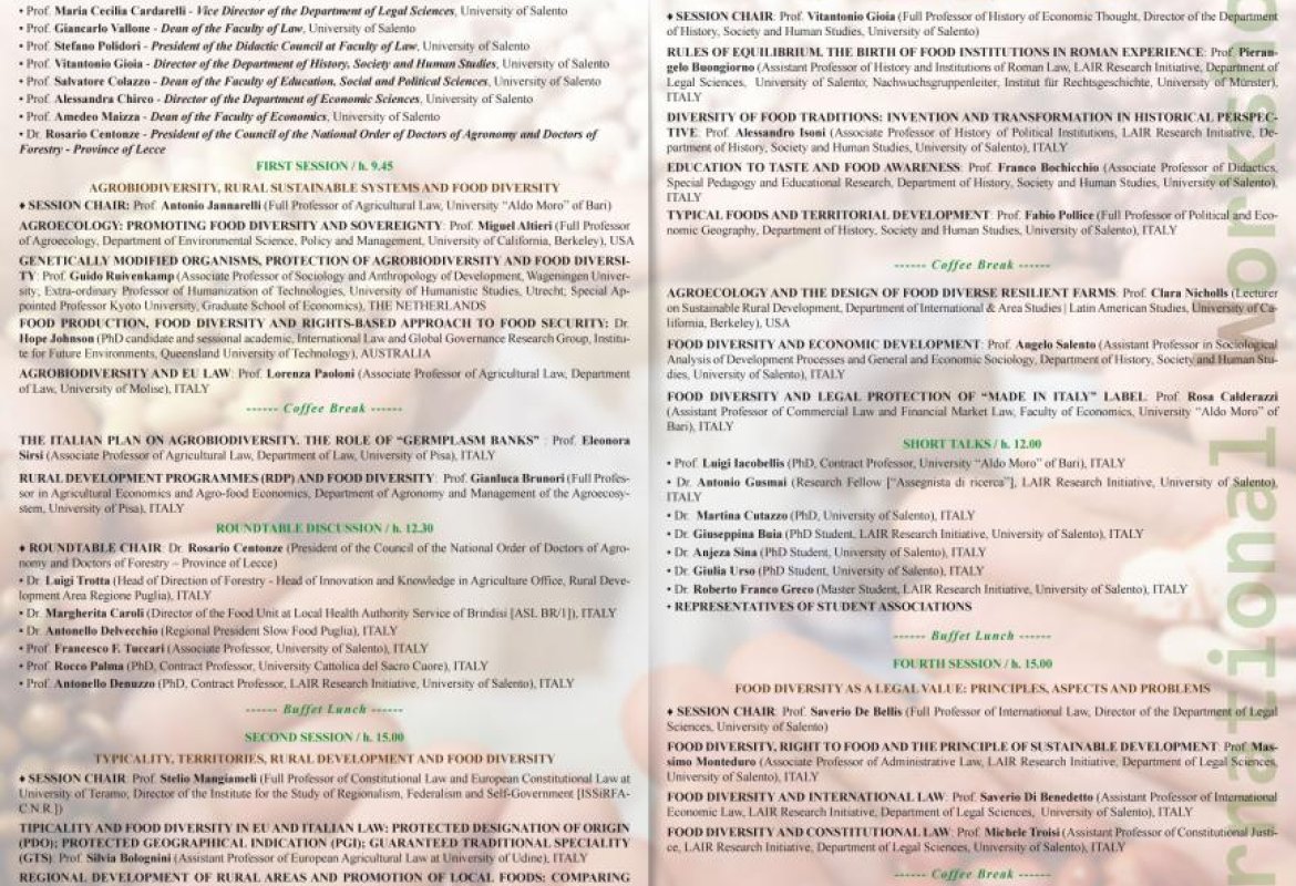 In difesa della diversità alimentare