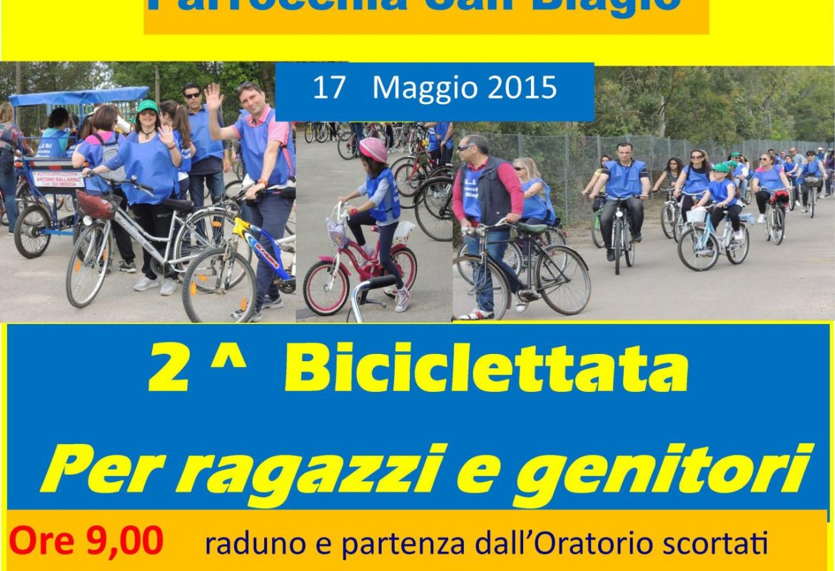 Prima a pedalare e poi tutti insieme a pranzo