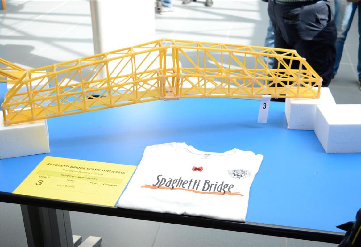 A Paolo Simone e Gabriele Caracciolo la “Spaghetti bridge competition” dell'Università del Salento