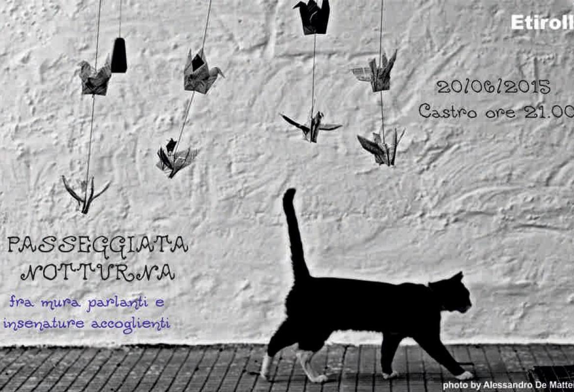 A piedi di notte fra mura parlanti e insenature accoglienti