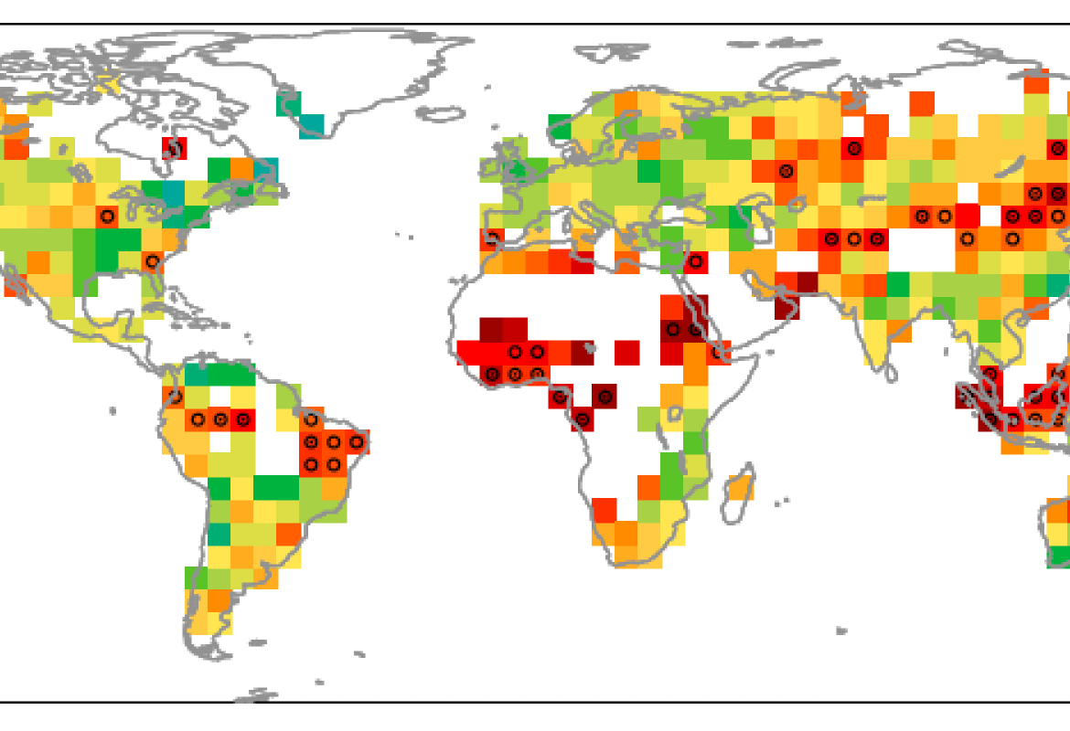 I punti caldi dei cambiamenti climatici