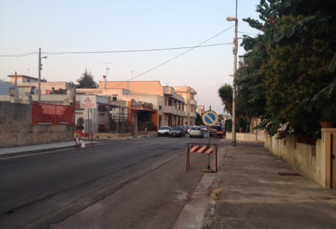 Chiuso al traffico l'ultimo tratto di via Gallipoli