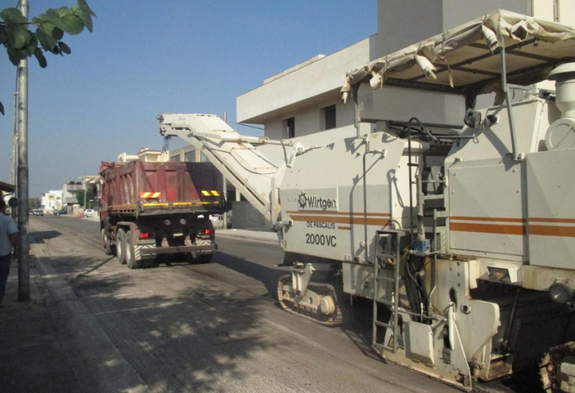 Completati i lavori di manutenzione della strade 