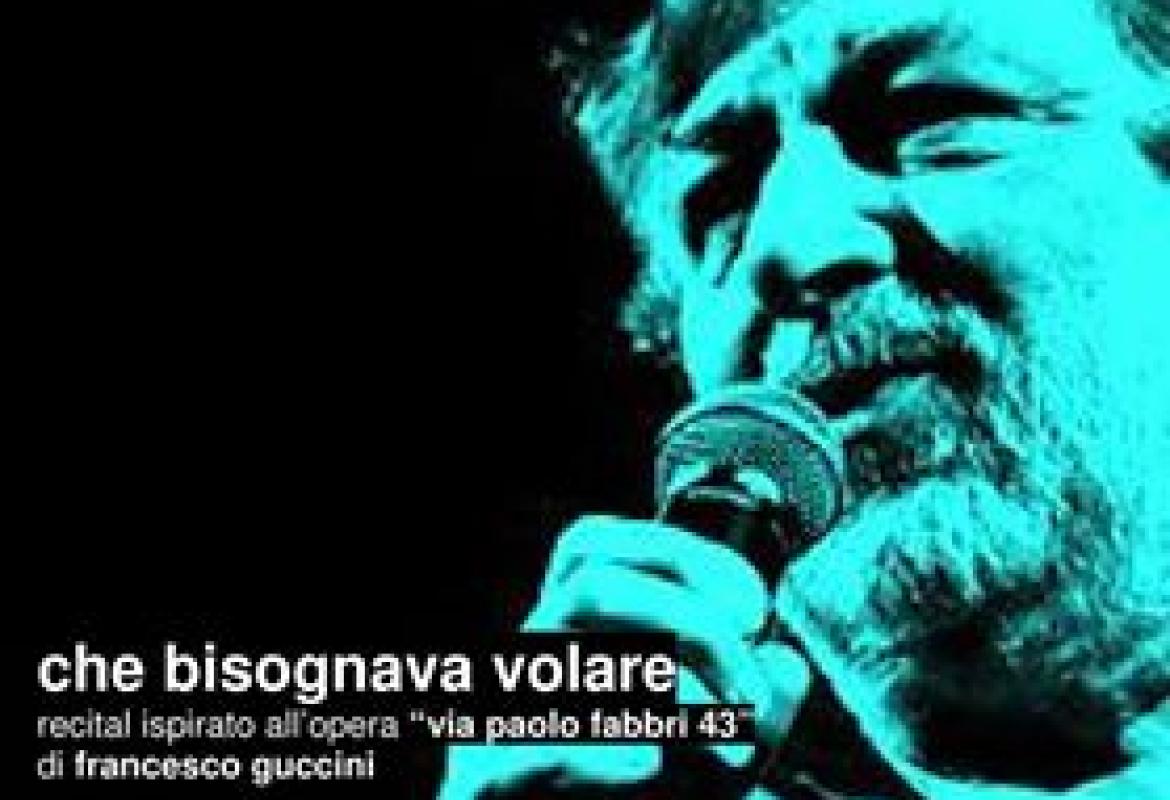 'Che bisognava volare' in piazzetta Cavoti con Guccini
