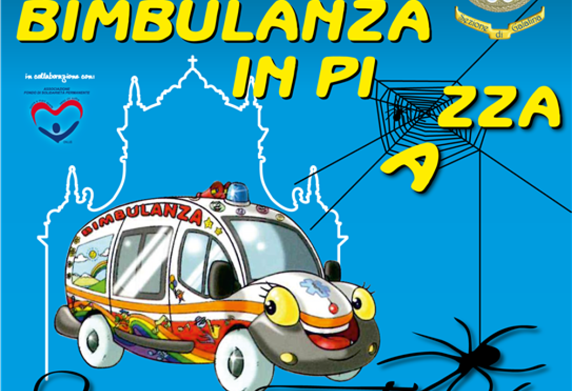 Laboratorio per i bimbi e pizza a metro per la 'Bimbulanza'