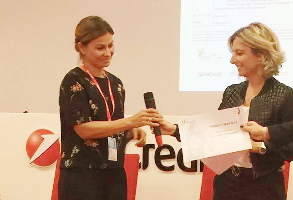 A Sara Invitto la menzione speciale del Premio ITWIIN 2015 per le donne inventrici
