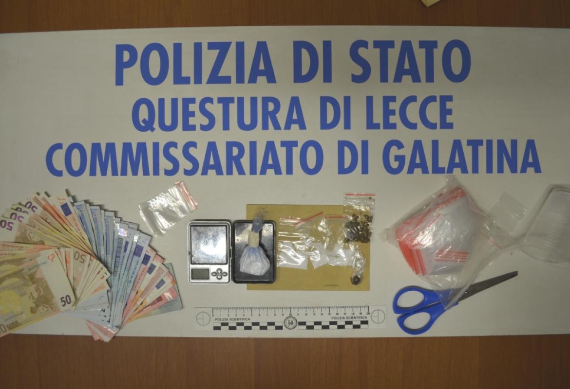 Arrestato pregiudicato galatinese con l'accusa di spaccio