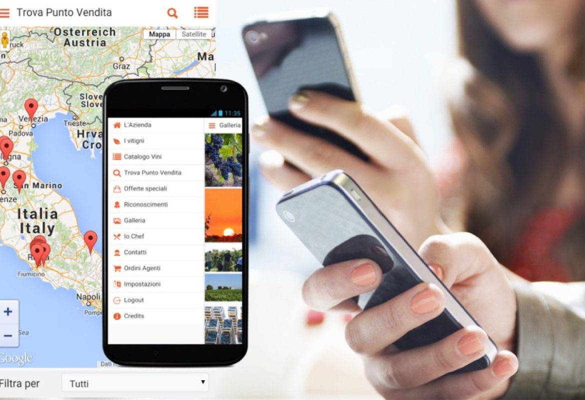 HandAPP Wine, le aziende vinicole in un palmo di mano