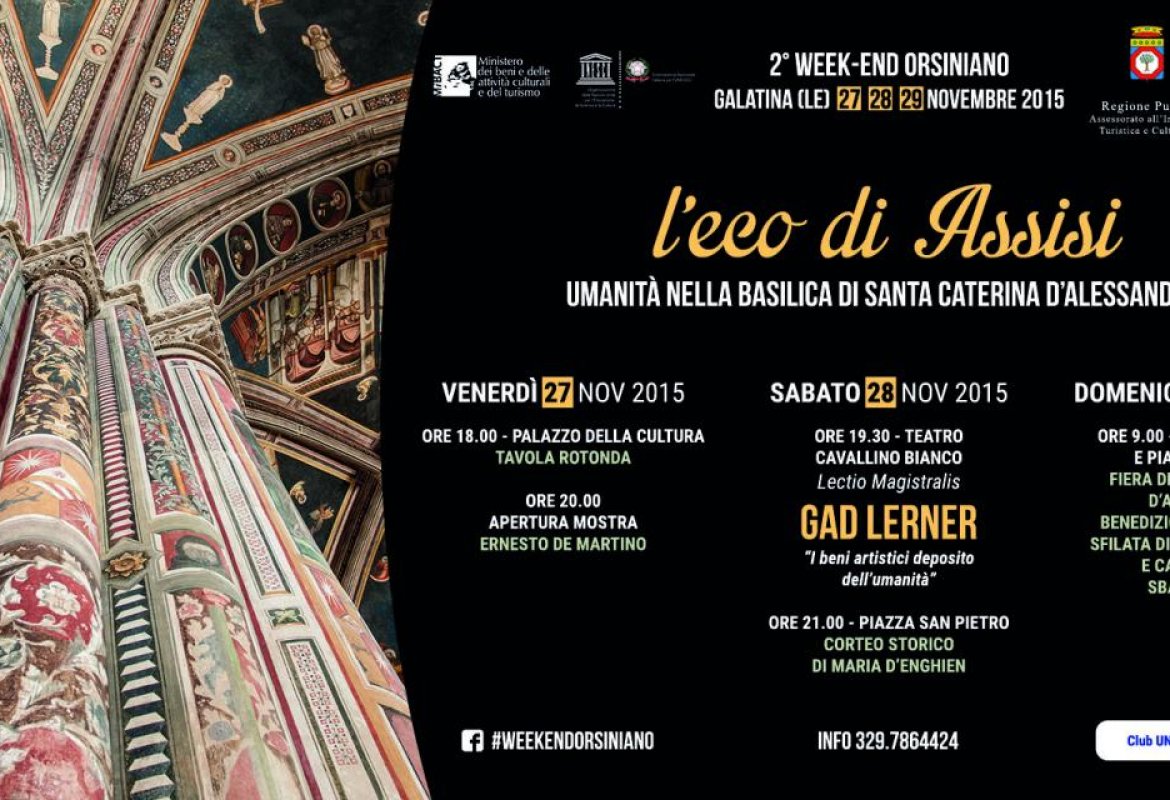 Gad Lerner a Galatina per il II Weekend Orsiniano