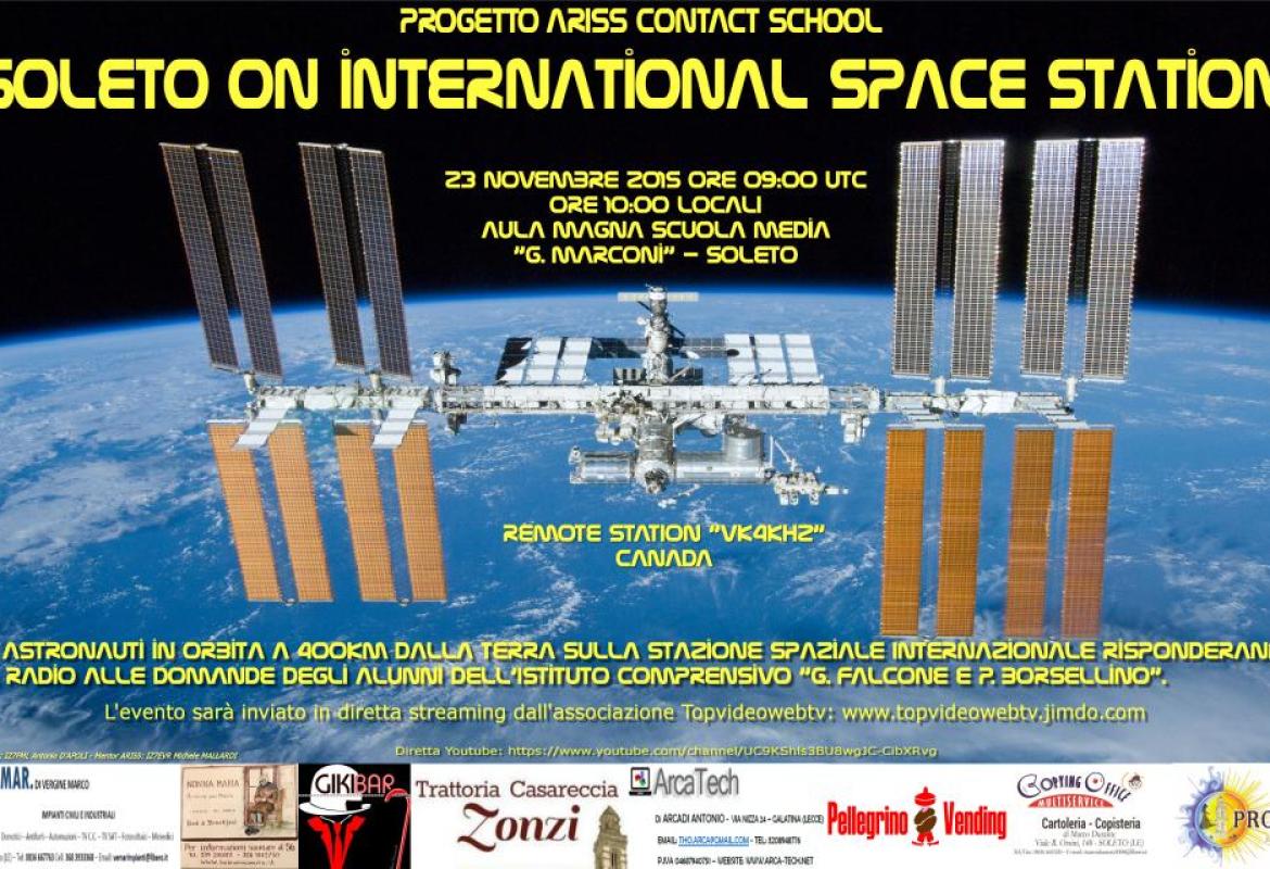 "Qui Soleto a voi astronave"