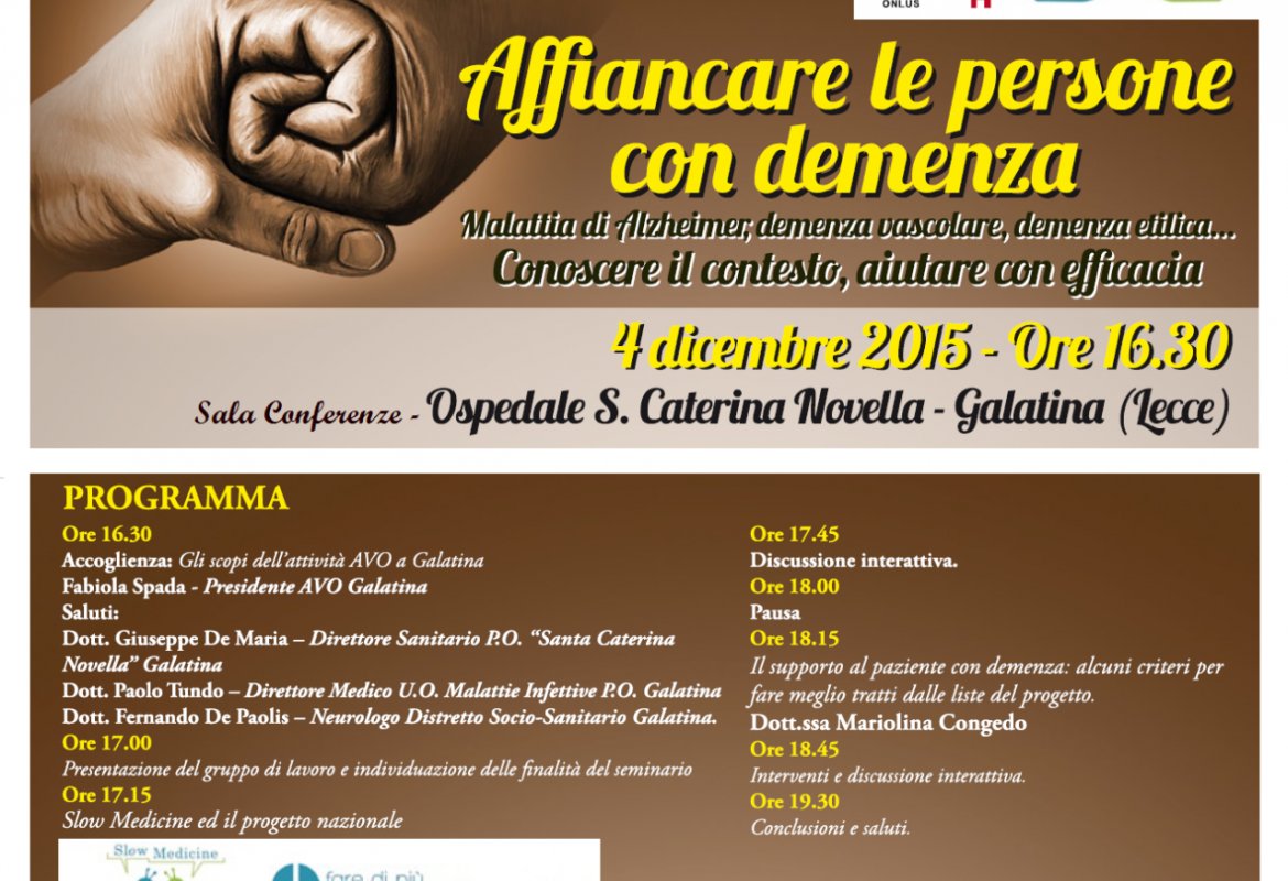 "Affiancare le persone con demenza"