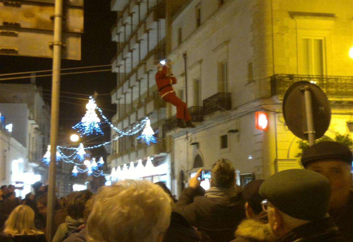 Babbo Natale alla conquista di Galatina