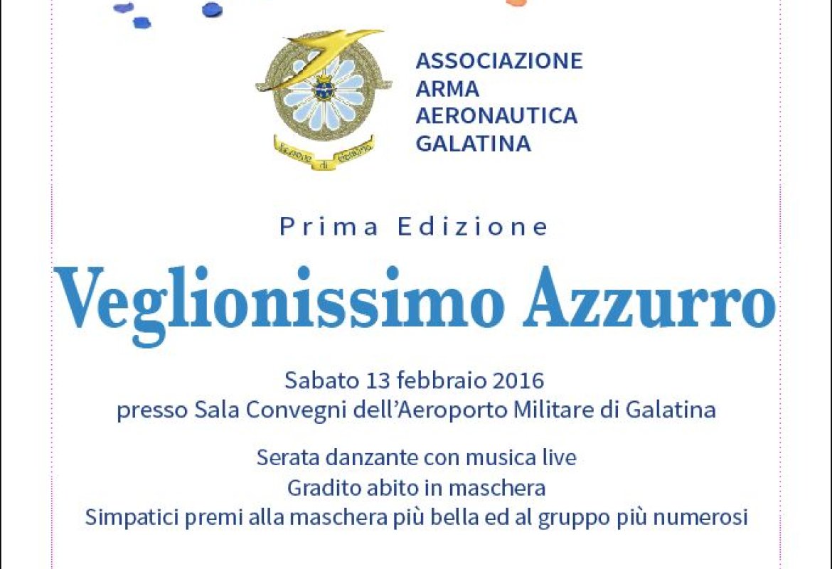 In Aeroporto il Veglionissimo Azzurro