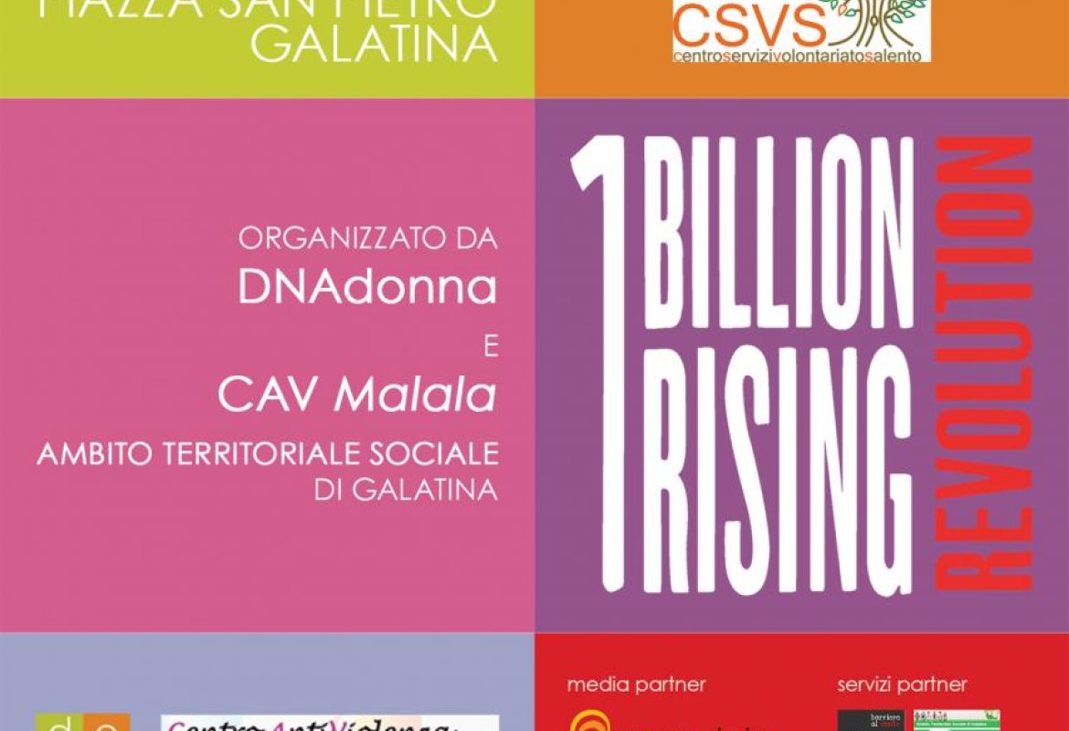 One Billion Rising 2016 Galatina, flash mob