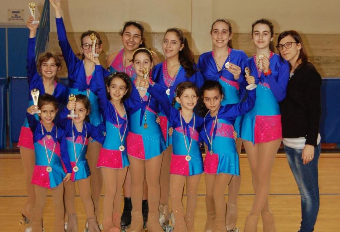 Roma fa da sfondo alle vittorie della A.S.D. Skating Lety