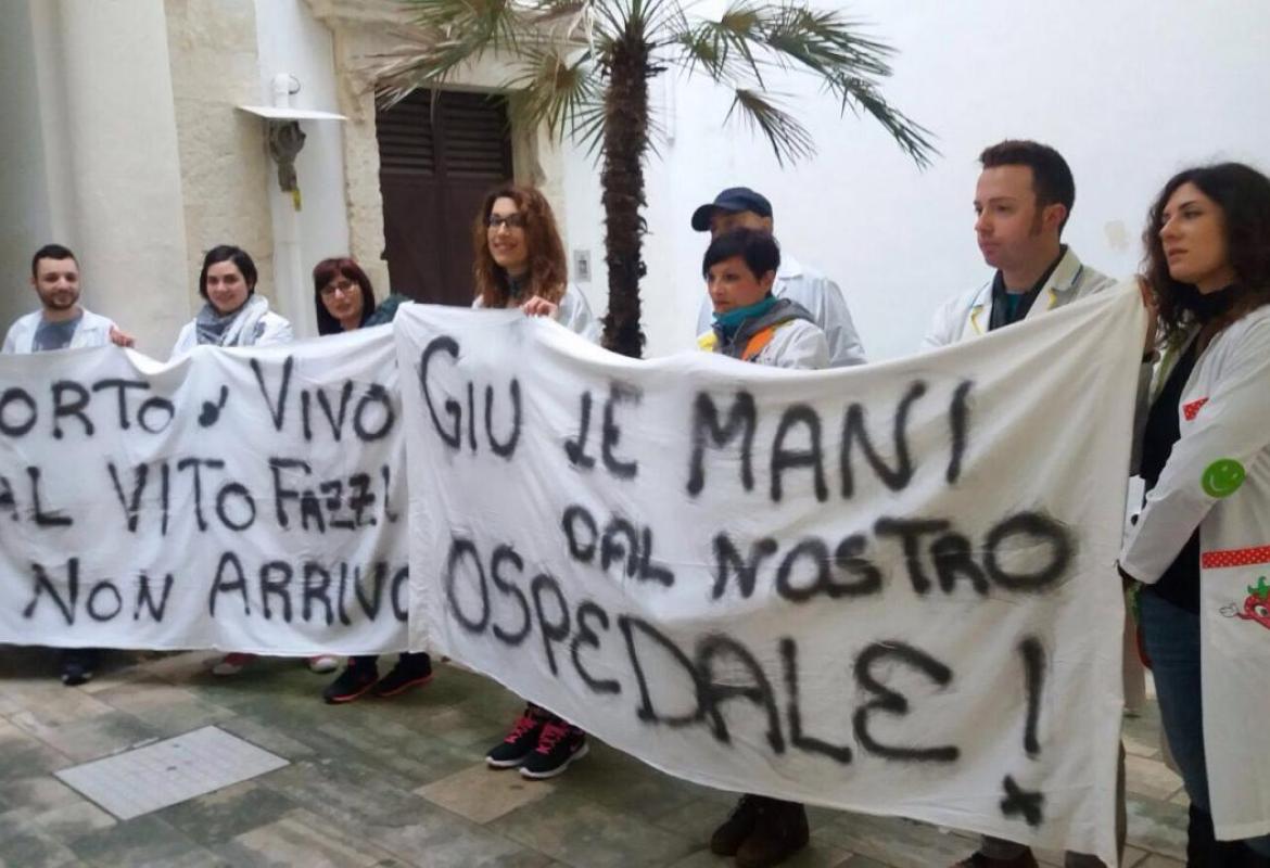 "Pronto a marciare in difesa dell'Ospedale"