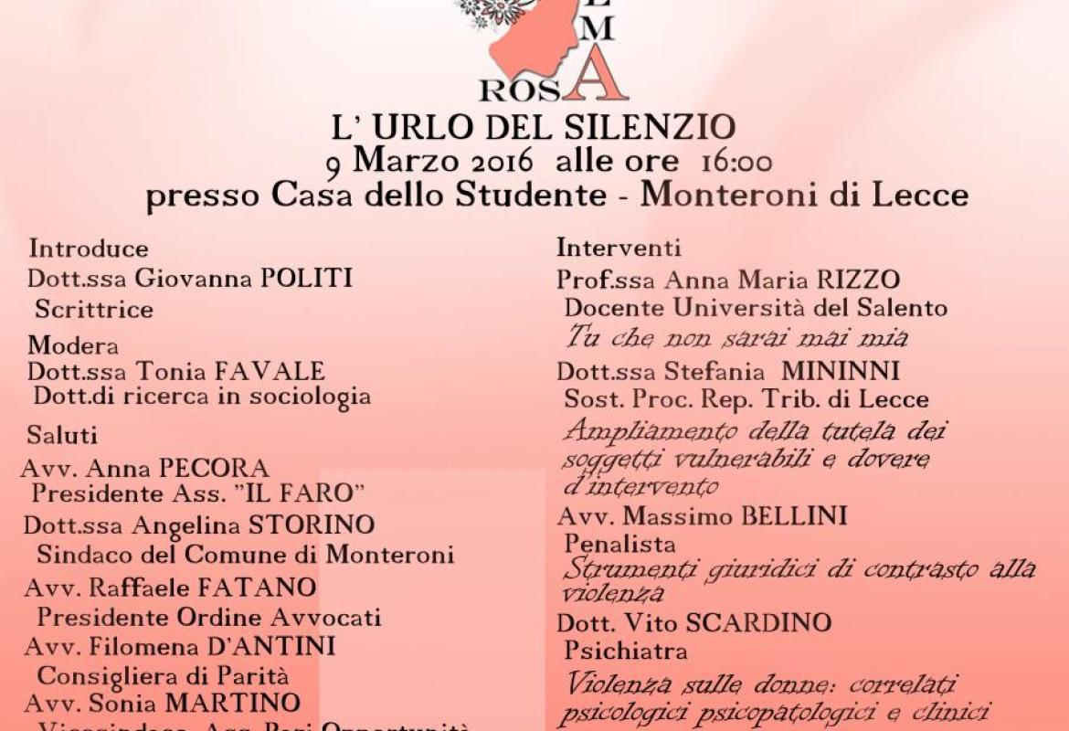 &quot;L'Urlo del Silenzio&quot;