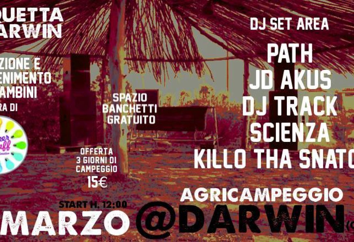 Pasquetta al Darwin, tra musica e aria aperta