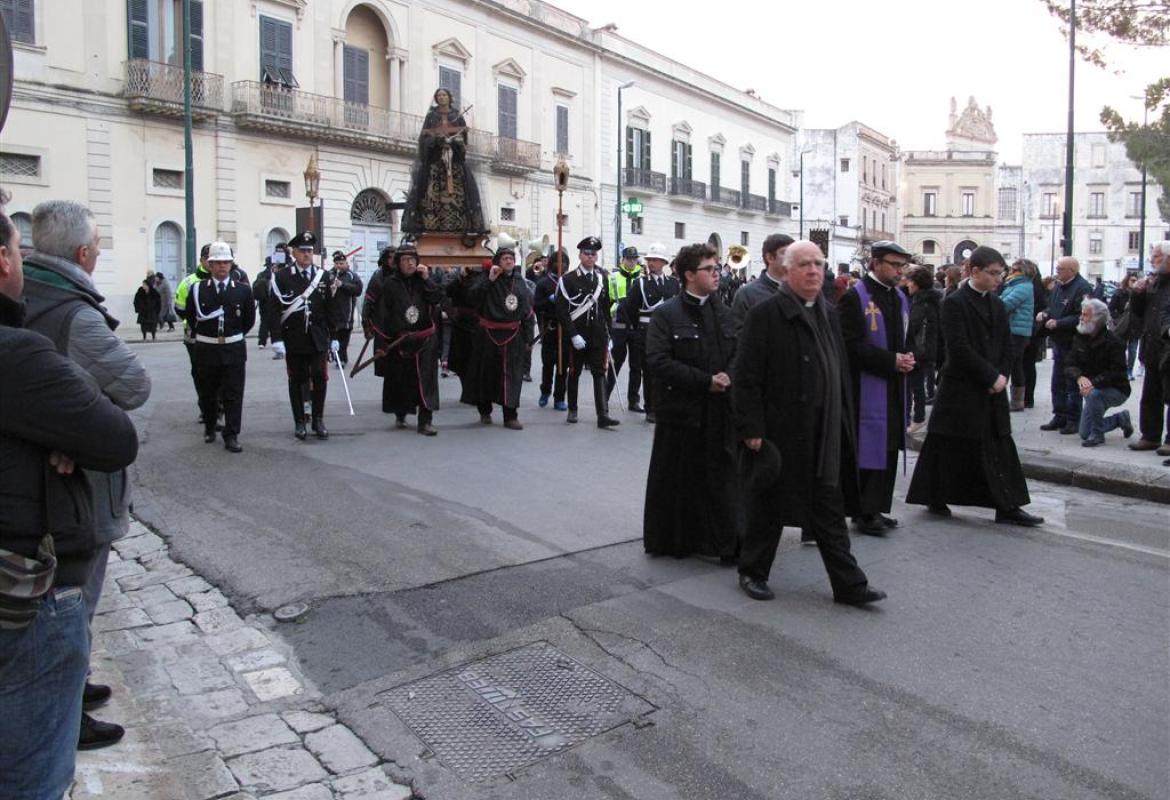 In migliaia alla processione dell'Addolorata