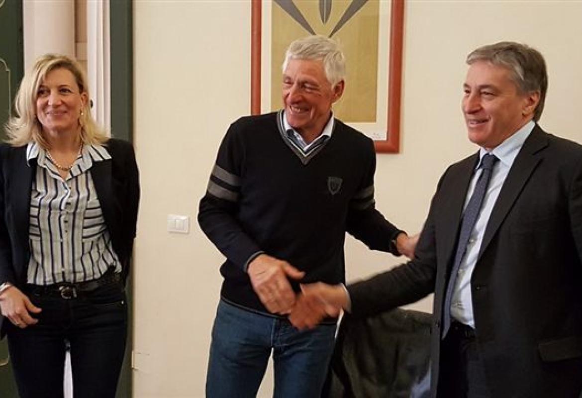 Francesco Moser nel Salento