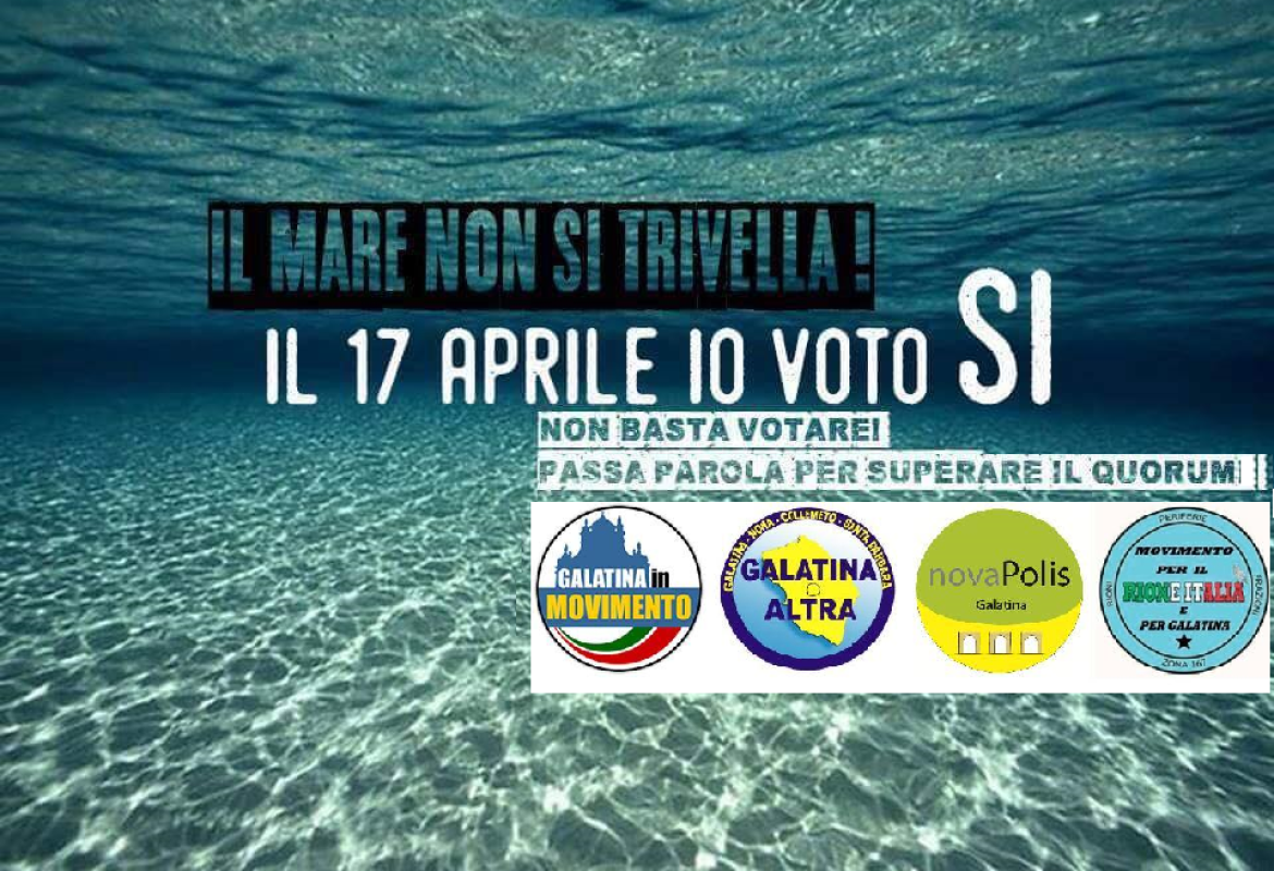Le civiche galatinesi per il Si al referendum